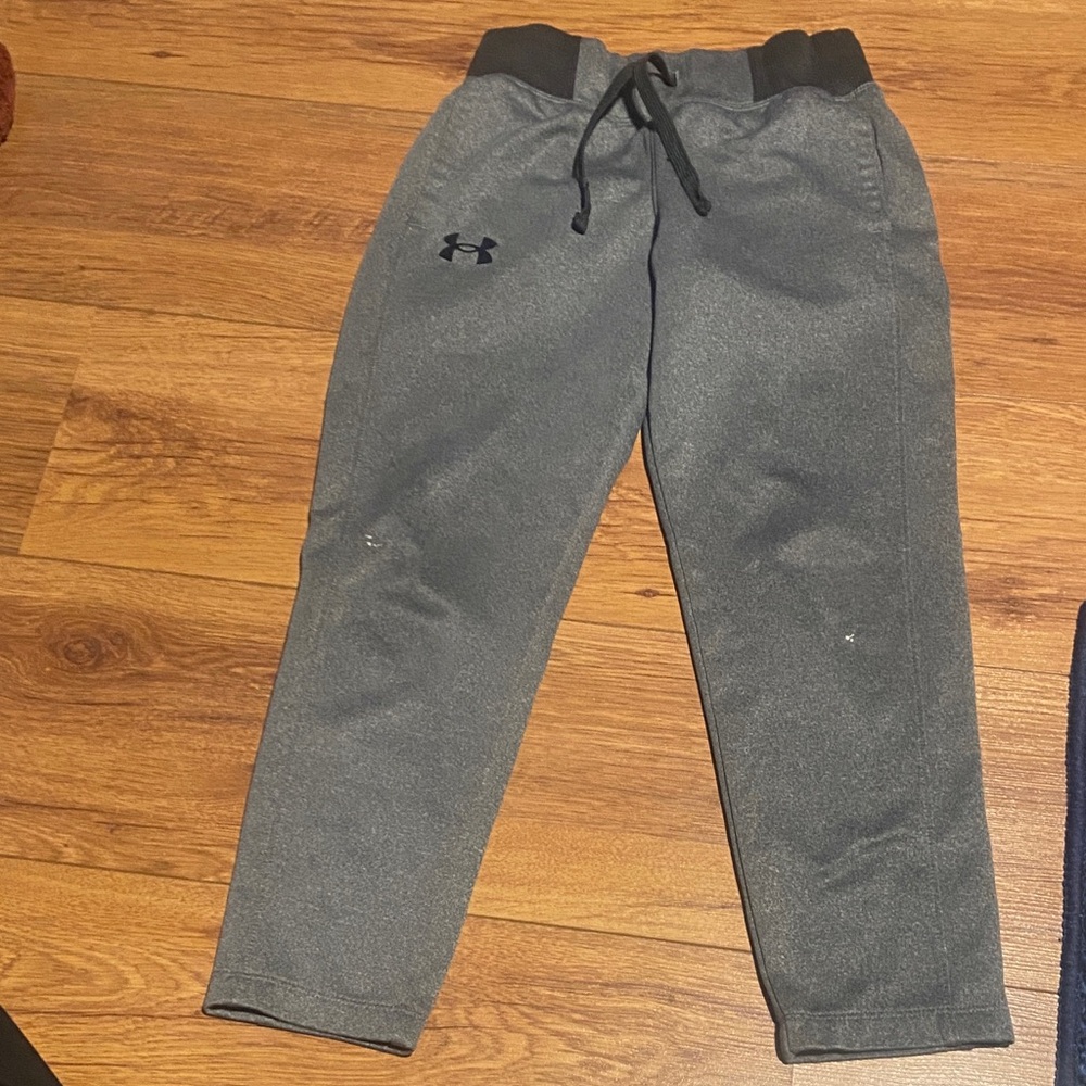 Under Armour Gray Joggers with Black Accents